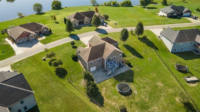 bird's eye view featuring a residential view