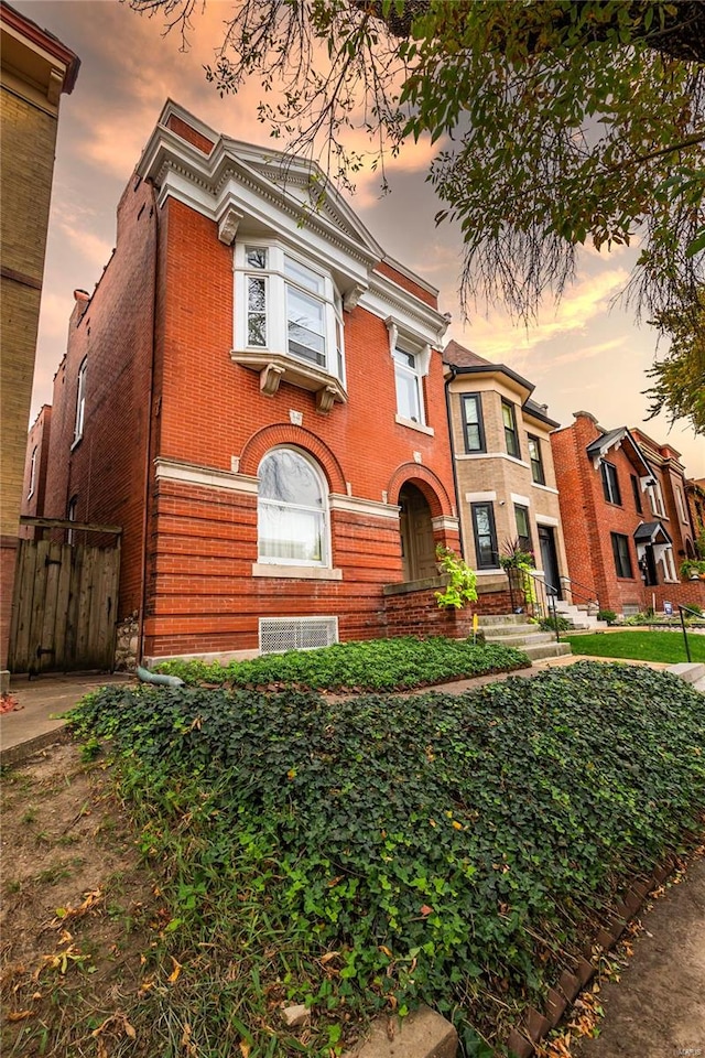 view of front of home