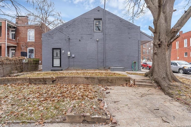 view of rear view of house