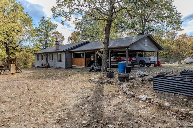 view of front of home