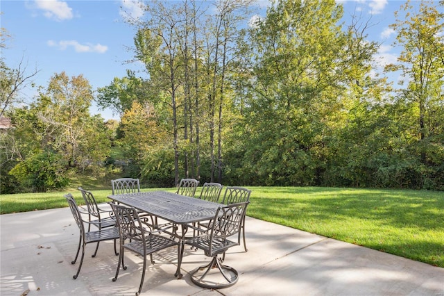 view of patio