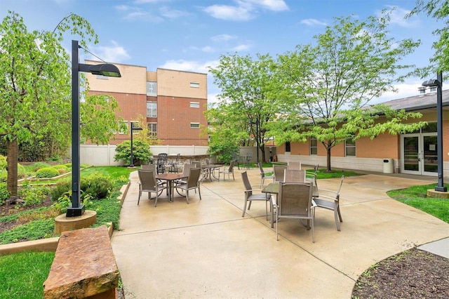 view of patio