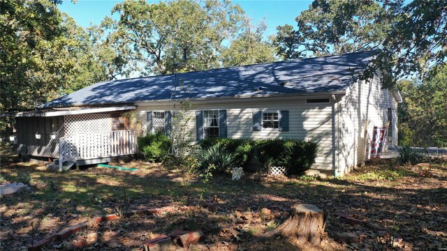 view of rear view of house