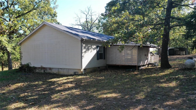 view of home's exterior