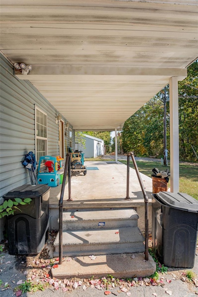 view of patio