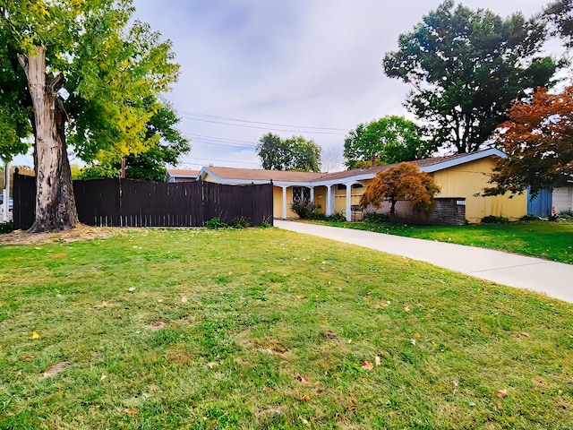 view of yard