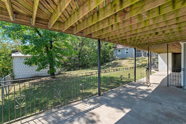 view of patio