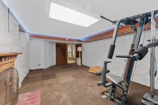 view of workout room