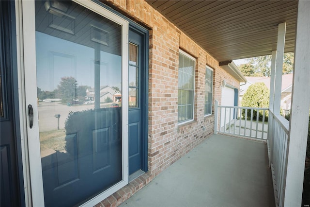 balcony with a porch