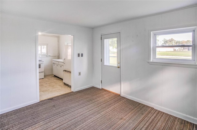 interior space with a wealth of natural light