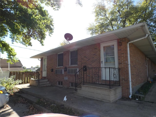 view of front of home