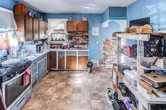 kitchen featuring sink and stainless steel appliances