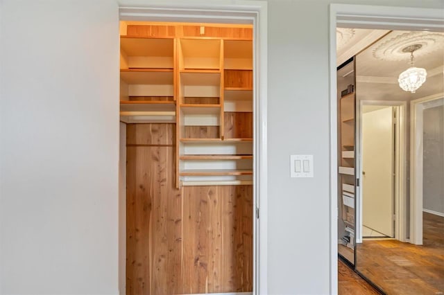 view of closet