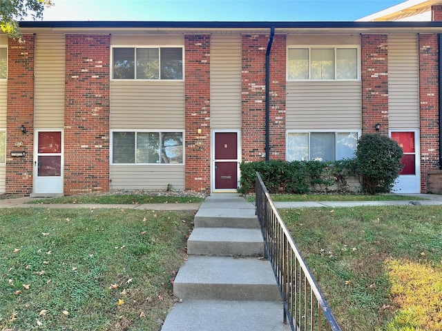 view of property with a front yard