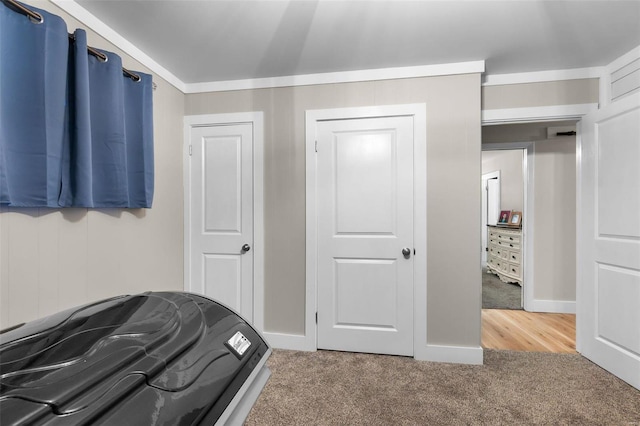 unfurnished bedroom with carpet