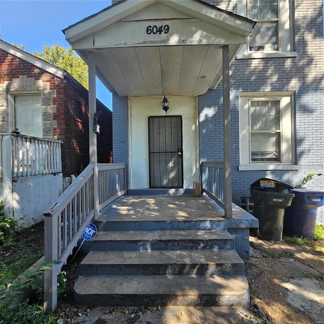 view of entrance to property