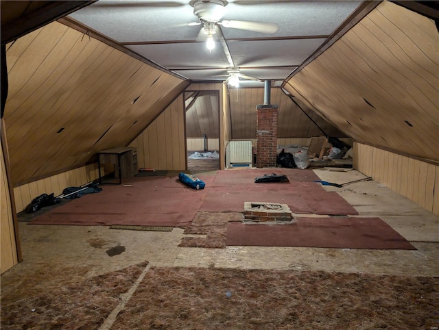 view of attic