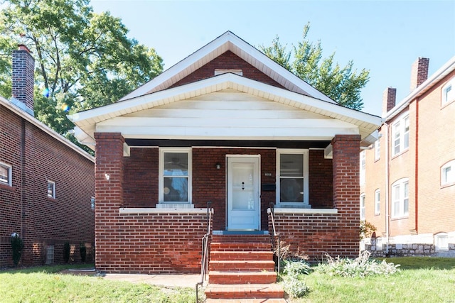 view of bungalow-style home