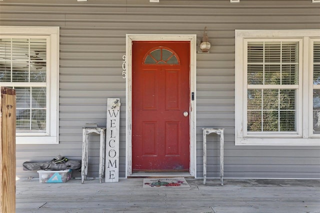 view of entrance to property