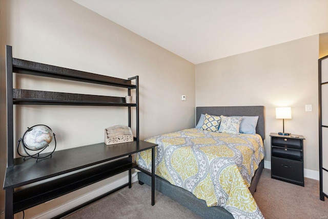 bedroom with carpet flooring