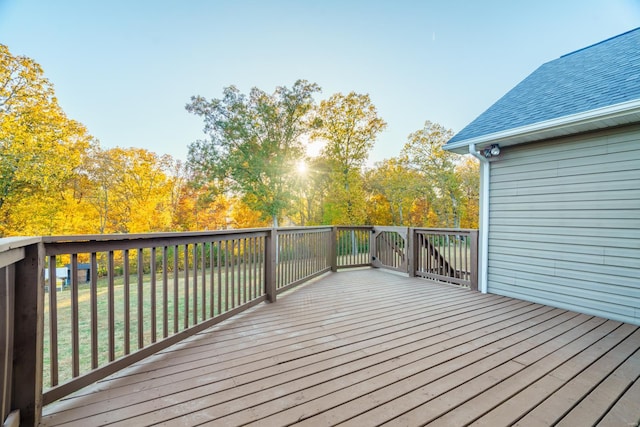 view of deck