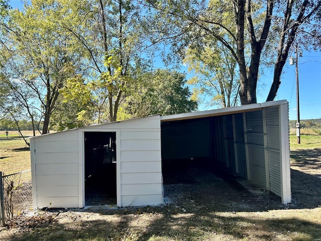 view of outbuilding