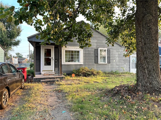 view of bungalow-style home