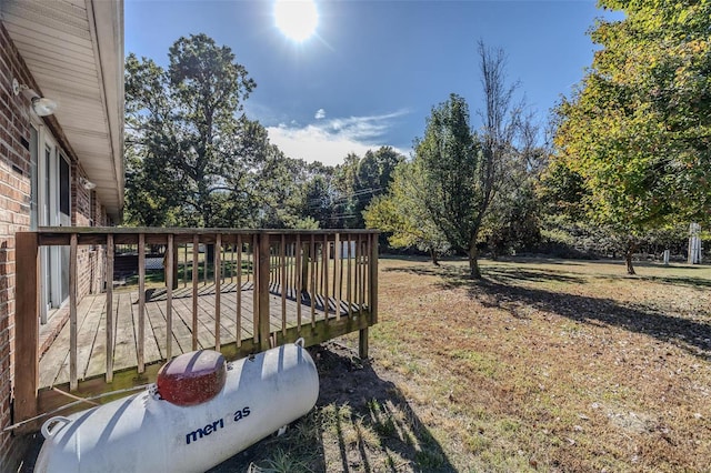 exterior space with a deck