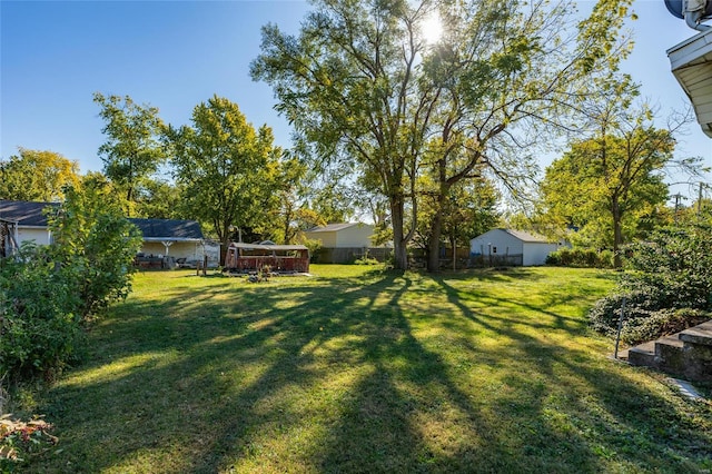 view of yard