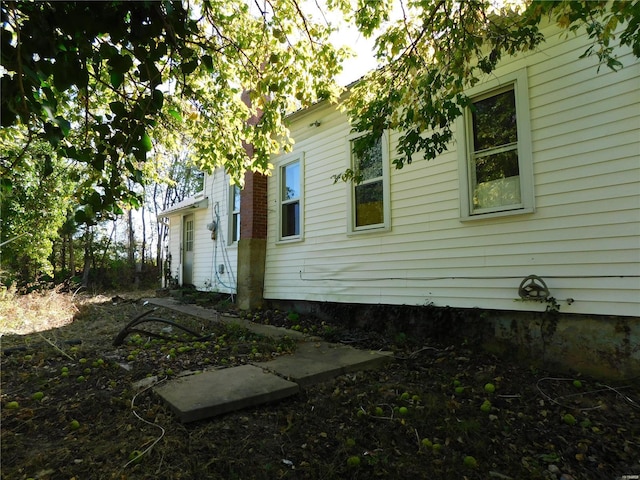 view of home's exterior