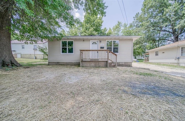 view of front of home