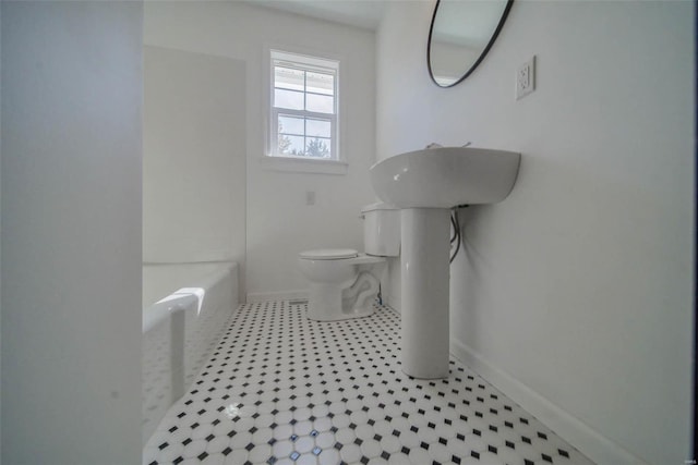 bathroom with toilet