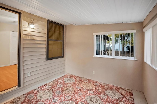 interior space featuring covered porch