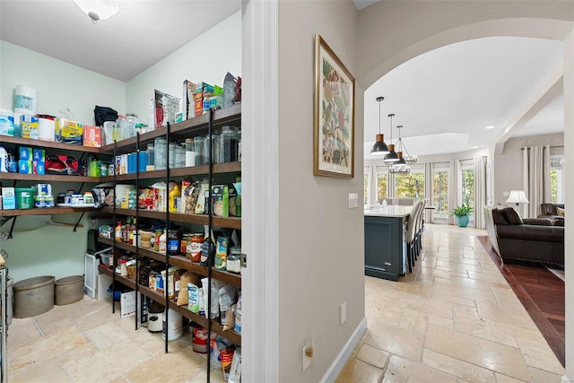 view of pantry