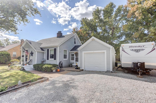 view of front facade with a front yard