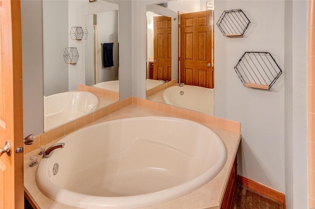 bathroom featuring a bathtub