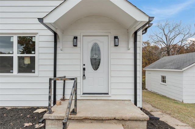 view of property entrance