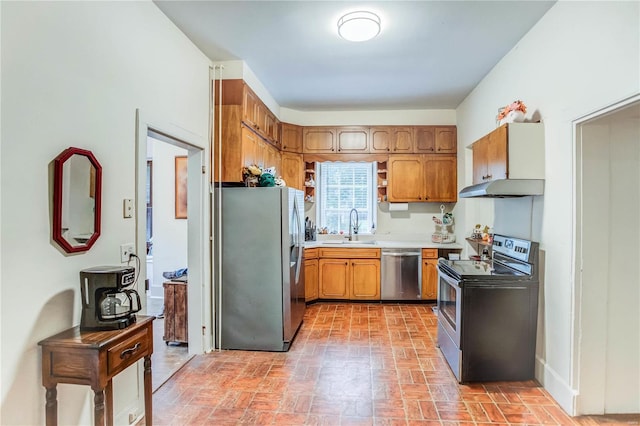 kitchen featuring sink and stainless steel appliances