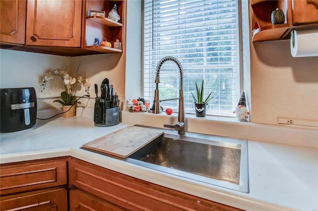 kitchen featuring sink