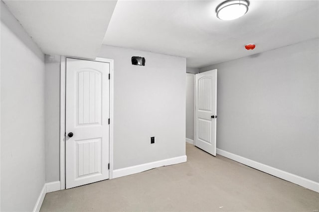 interior space with a closet