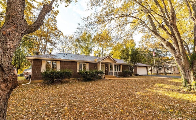 ranch-style house with a garage