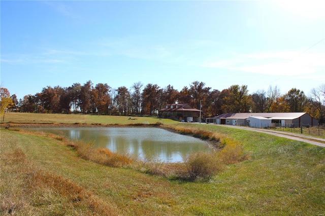 view of water feature