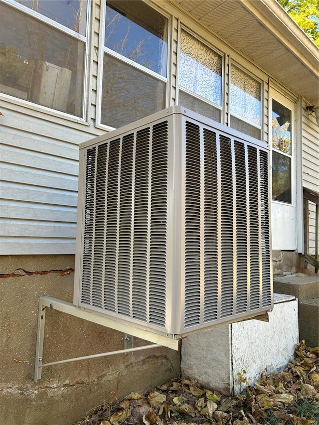 exterior details featuring central air condition unit