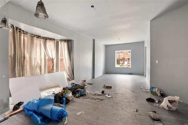 interior space featuring hardwood / wood-style flooring