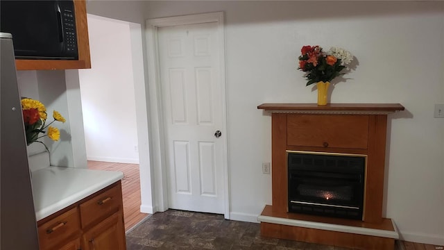 interior space with baseboards