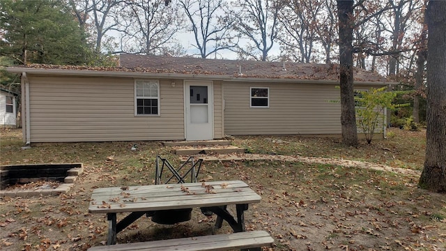 view of rear view of house