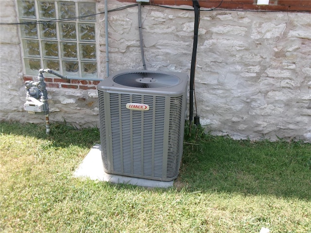 exterior details featuring cooling unit