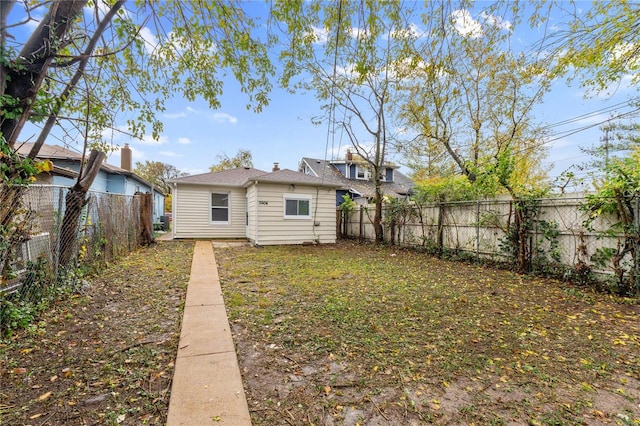 view of rear view of property