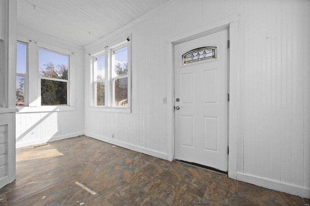 view of entrance foyer