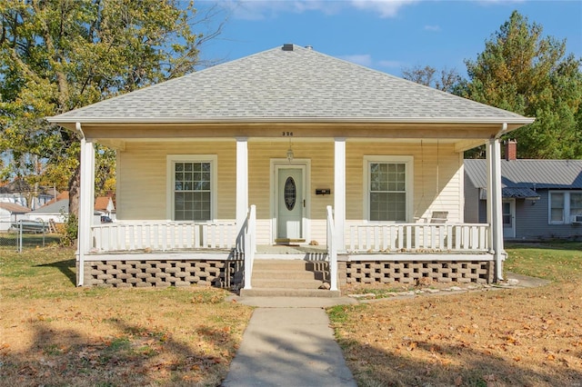 bungalow with covered porch